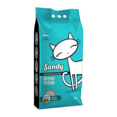 Sandy Sandy Doğal Sodyum Bentonit Okyanus Esintisi Kedi Kumu 10 Kg