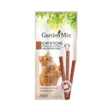 Gardenmix Dana Etli Kedi Stick Ödül Maması 3x5 gr Gardenmix Dana Etli Kedi Stick Ödül Maması 3x5 gr