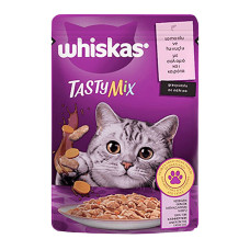 Whiskas Mama Tasty Mix Somonlu Ve Havuçlu Yaş Kedi 85 Gr Whiskas Mama Tasty Mix Somonlu Ve Havuçlu Yaş Kedi 85 Gr