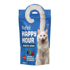 Reflex Happy Hour Sağlıklı Kemikler İçin Destekleyici Kedi Ödül Maması 60 Gr Reflex Happy Hour Sağlıklı Kemikler İçin Destekleyici Kedi Ödül Maması 60 Gr