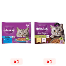 Çok Al Az Öde 1 Adet Mama Yaş Balık Favorileri Poşet 340 Gr & 1 Adet Mama Pure Delight Dilimli Seçim Tavuklu Ve...