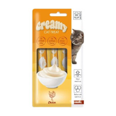 M-Pets Creamy Tavuk Etli Kedi Ödülü 4x15 Gr