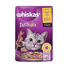 Whiskas Tasty Mix Kuzu Etli Ve Hindi Etli Yaş Kedi Maması 85 Gr Whiskas Tasty Mix Kuzu Etli Ve Hindi Etli Yaş Kedi Maması 85 Gr
