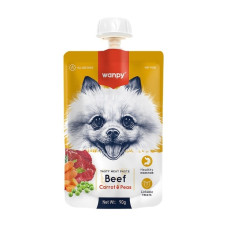Wanpy Taze Sığır Etli&havuçlu Köpek Et Ezmesi 90 Gr