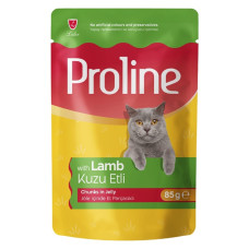 Proline Kedi Maması Yaş Pouch Kuzu Etli 85 Gr Proline Kedi Maması Yaş Pouch Kuzu Etli 85 Gr
